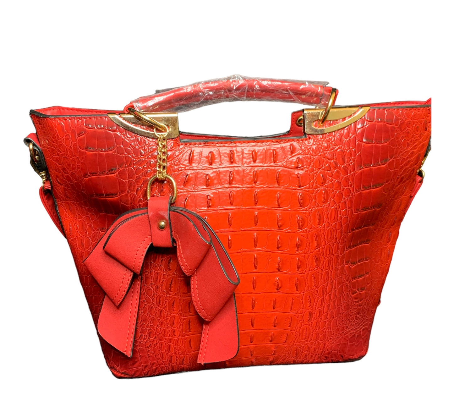 Ribbon Croc Bag