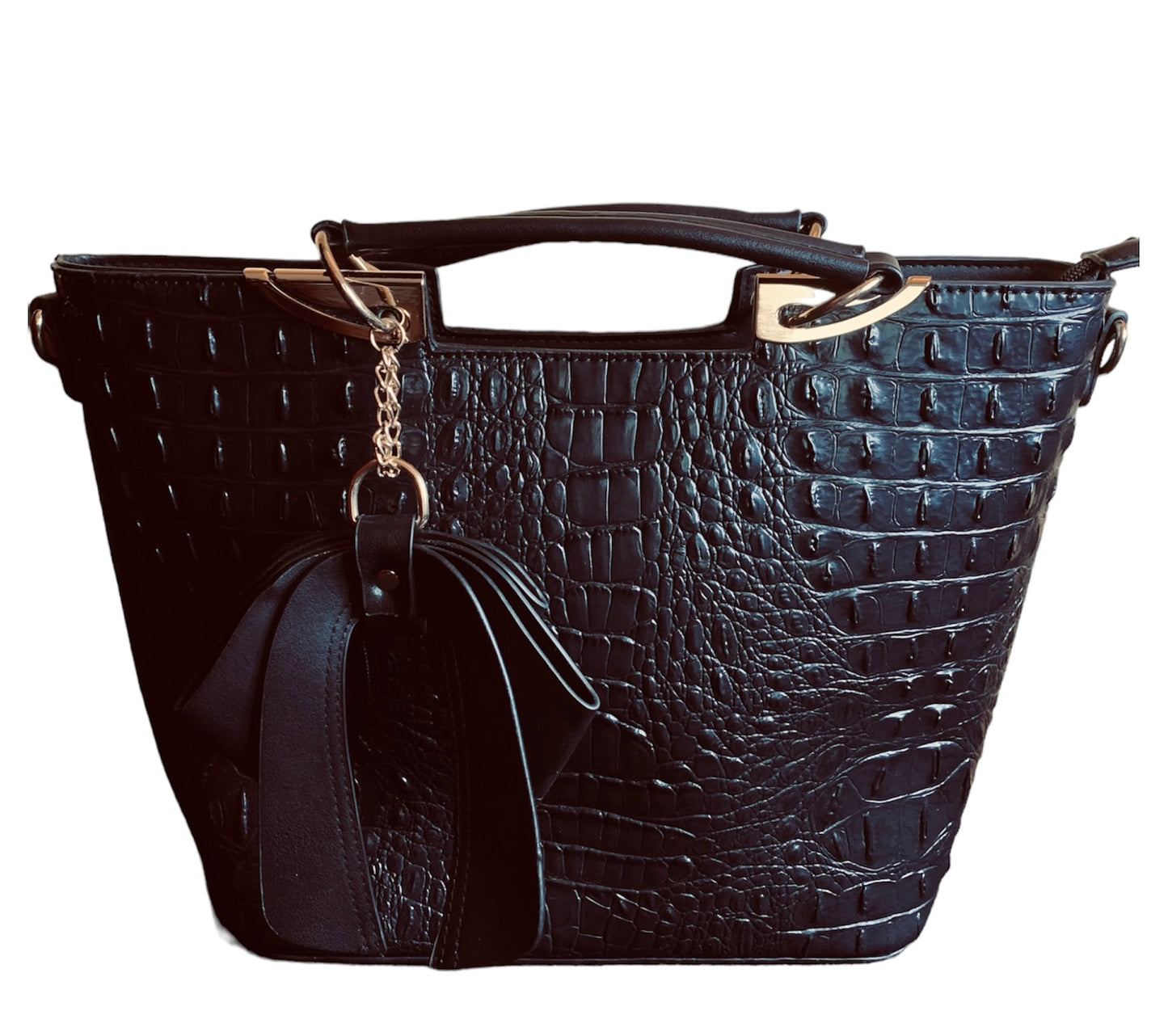 Ribbon Croc Bag