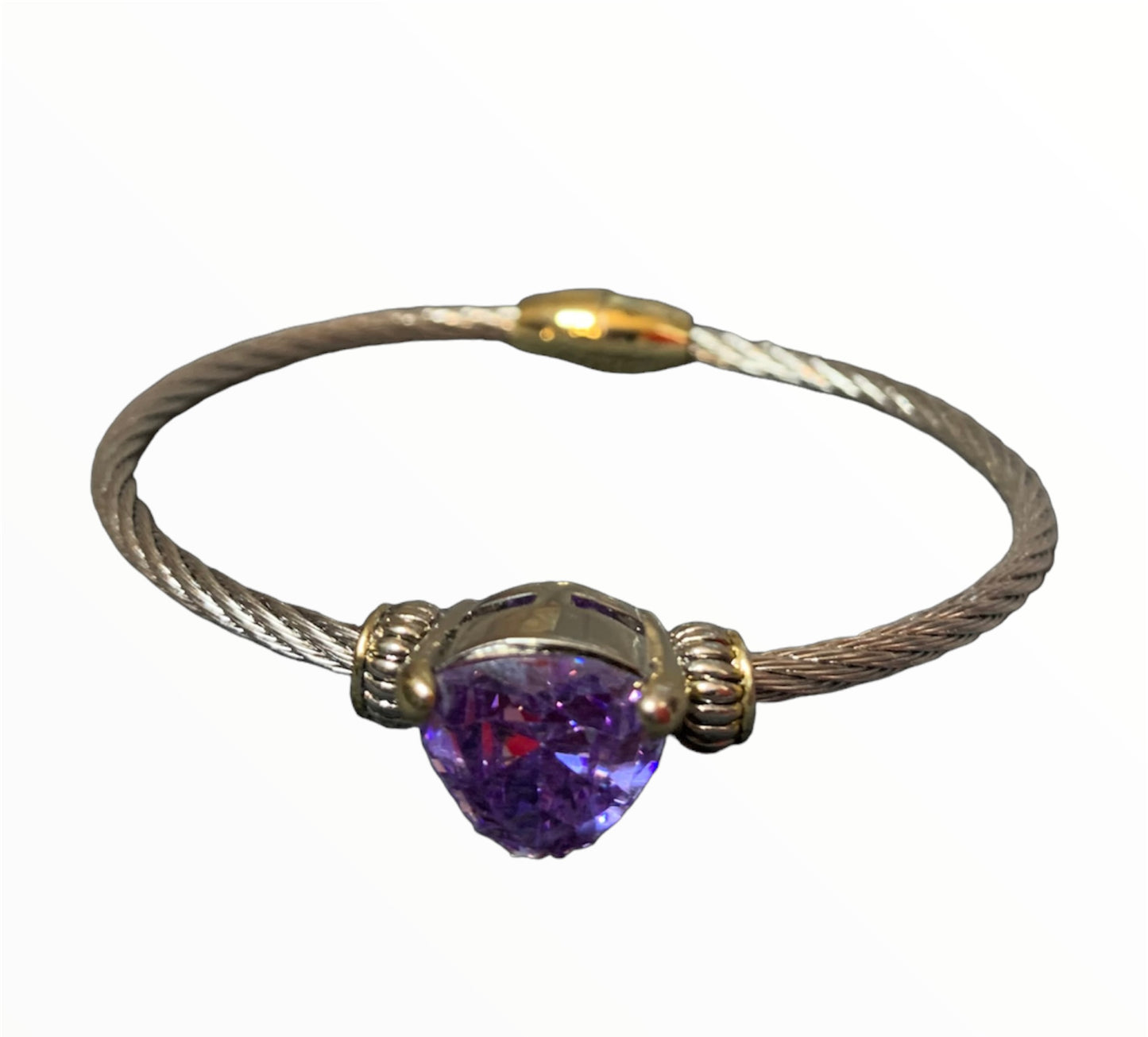 Purple Gem Bracelet